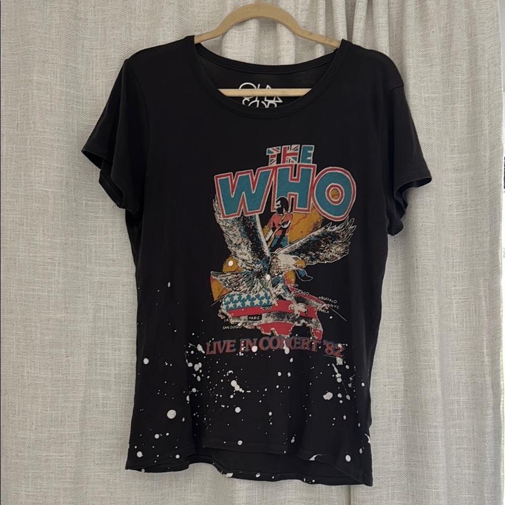The Who Black Graphic T-Shirt